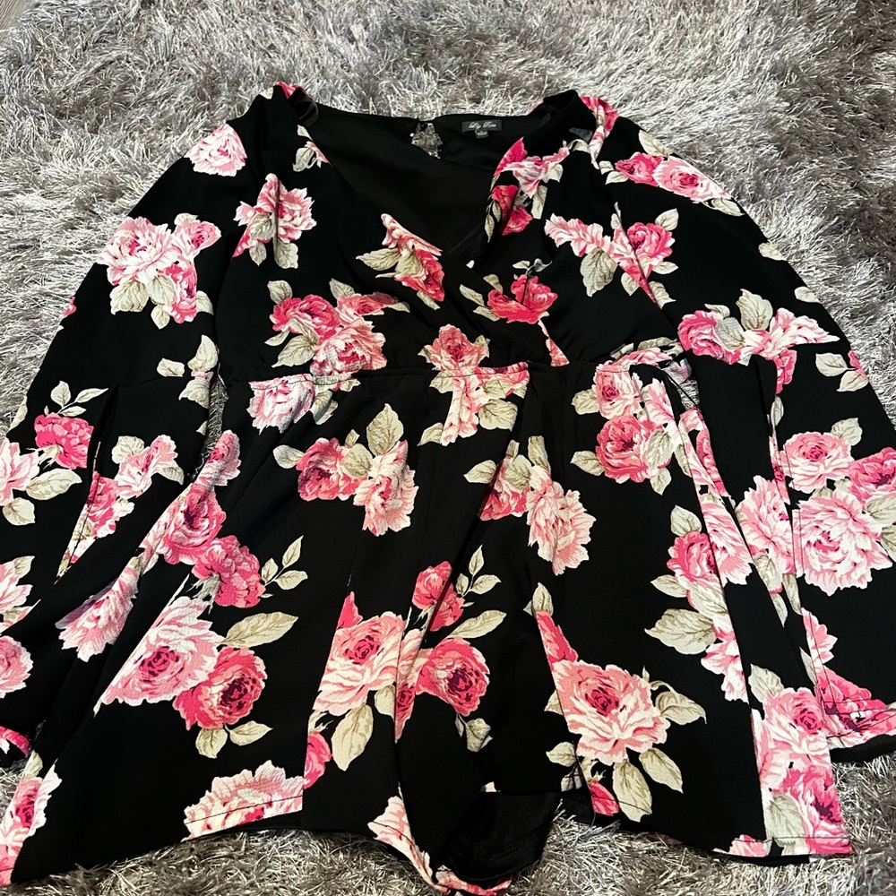 Long sleeve romper